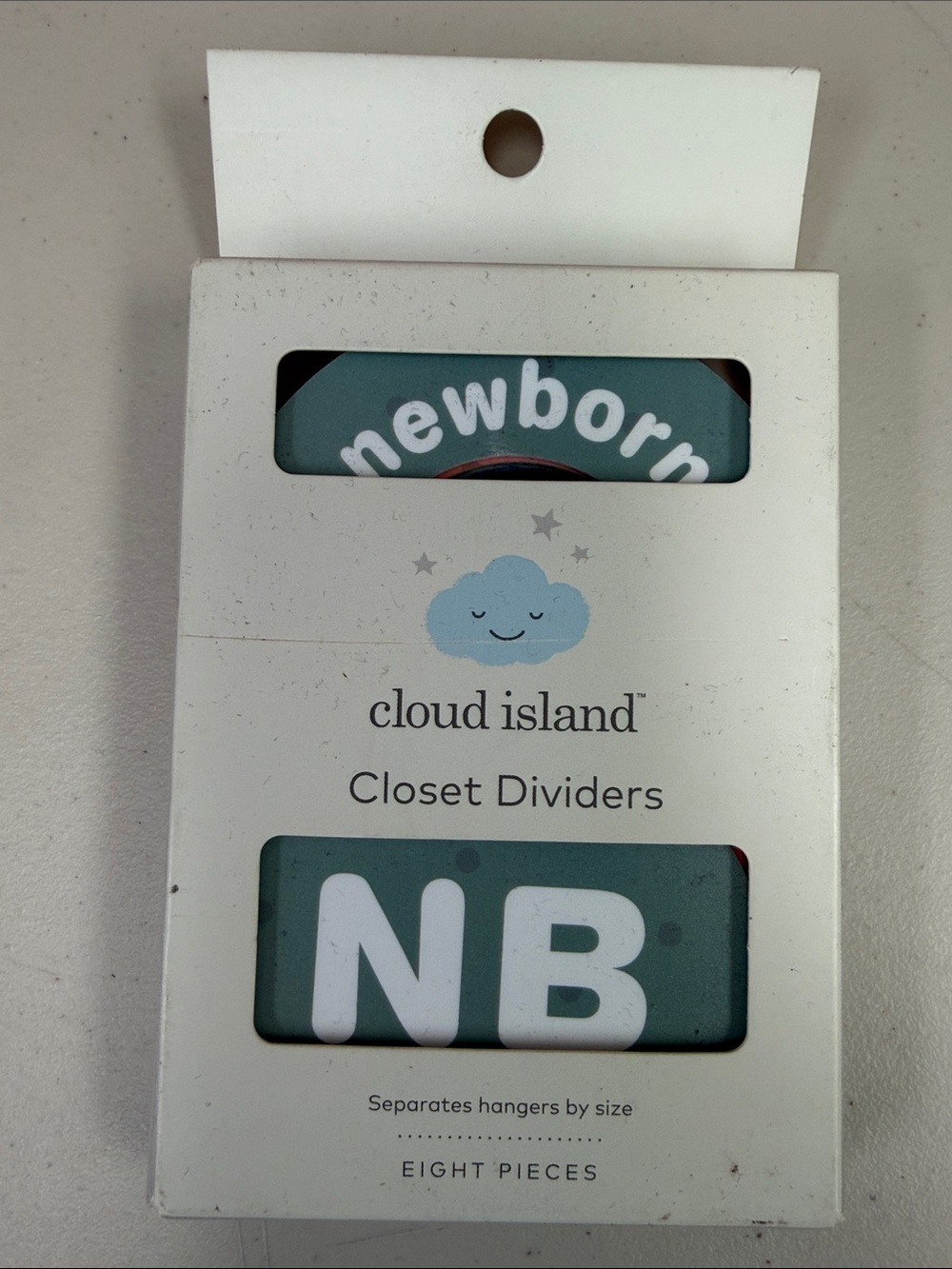 Cloud Island Newborn Closet Dividers - multicolored storage and organization kid